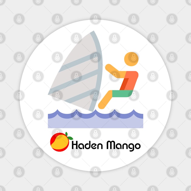 Windsurfer Tribute Design Magnet by Hayden Mango Collective 